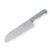 Messermeister Custom 8 Inch Kullens Santoku Knife, Indigo Blue Handle