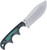 CRKT Minimalist Nessmuk Fixed Blade D2 Sonewashed Blade, Grren Micarta Handles