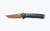 Benchmade 537FE-2601 Bailout Folding Knife Battlewash S90V Tanto Blade, Taiga Green Aluminum Handles