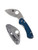 Spyderco Sprint Run Balance Folding Knife CPM-SPY27 Plain Blade, Cobalt Blue G10 and Stainless Steel Handle