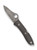 Spyderco Sprint Run SpyOpera Folding Knife, Thor Damasteel Plain Blade, Carbon Fiber Handles