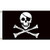 Eagle Emblems Flag - Pirate Jolly Rogers Flag 3x5' - F1462 Eagle Emblems Flag - Pirate Jolly Rogers Flag 3x5' - F1462