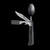 Messermeister Adventure Chef Folding Utensil, Linen - ACL-KFS Messermeister Adventure Chef Folding Utensil, Linen - ACL-KFS