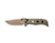 Benchmade 273FE-2 Mini Adamas Folding Knife, CruWear Flag Earth Blade, OD Green G10 Handles Benchmade 273FE-2 Mini Adamas Folding Knife, CruWear Flag Earth Blade, OD Green G10 Handles