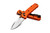 Benchmade 533 Mini Bugout Folding Knife S30V Blade, Orange Grivory Handles