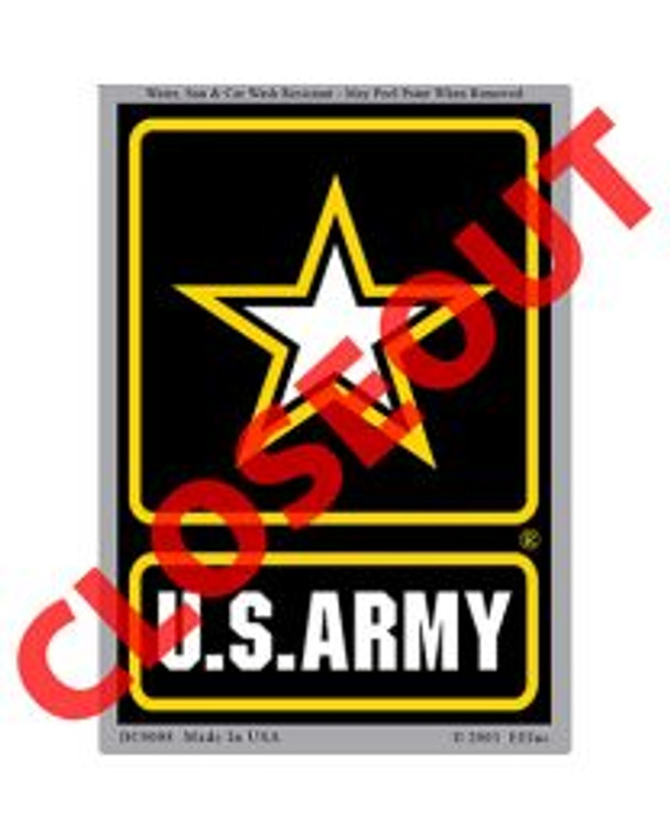 Eagle Emblems DECAL - Army Logo DC0008