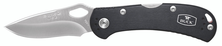 Buck Knives Buck 722 SpitFire Folding Knife, Black Aluminum Handle - 0722BKS1