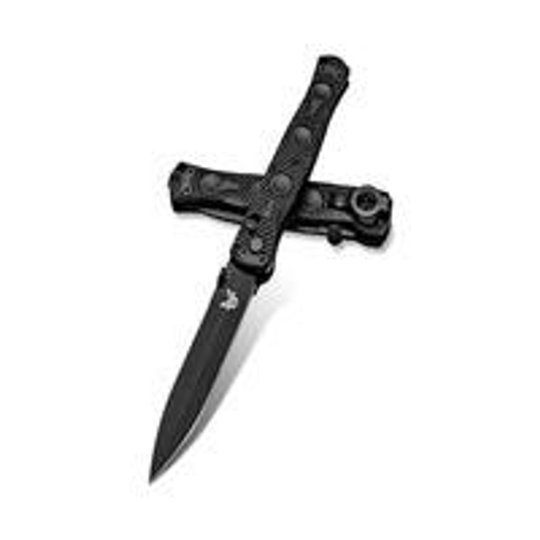 Benchmade 391BK SOCP Tactical Folder D2 Black Blade, Black CF-Elite Handles