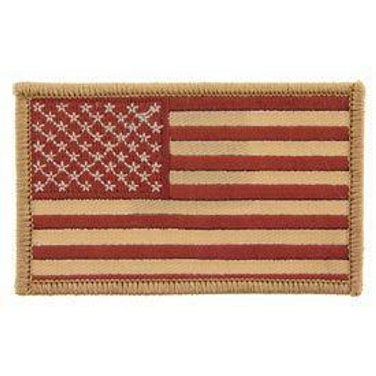  Eagle Emblems Patch - Flag, USA, Desert - PM1114 