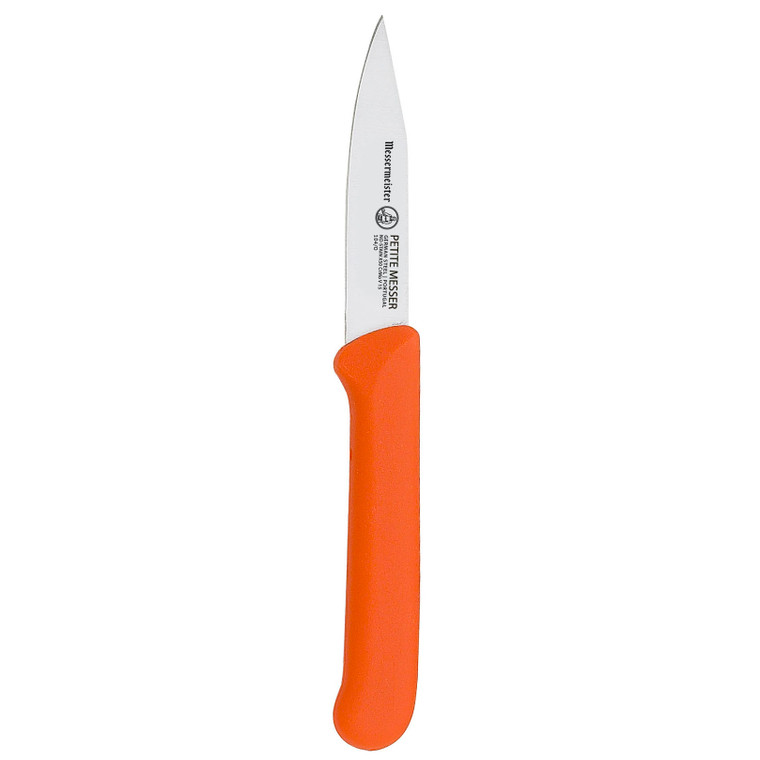 Messermeister Petite Messer 3 Inch Clip Point Parer with Matching Sheath - 104/O