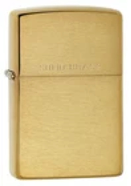 Zippo Classic Brushed Solid Brass Lighter