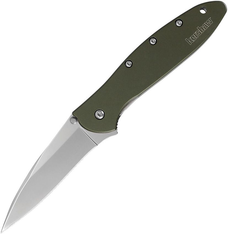 Kershaw 1660OL Leek Assisted Opening Knife Olive