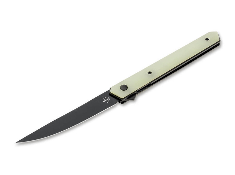 Boker Plus Kwaiken Air G10 Jade Flipper Knife - 01BO343