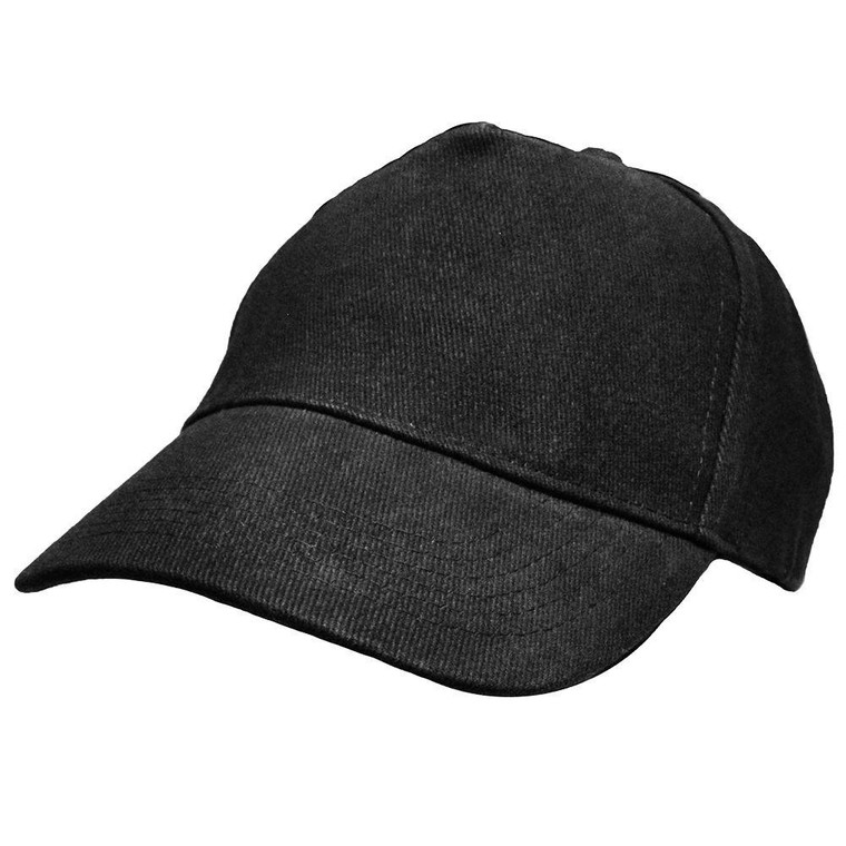  Eagle Emblems Cap - Plain, 5 Panel, Black - CP00011 