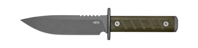  Zero Tolerance 0006 Fixed Blade, CPM-3V Clip Point Blade, OD Green G10 Handles 