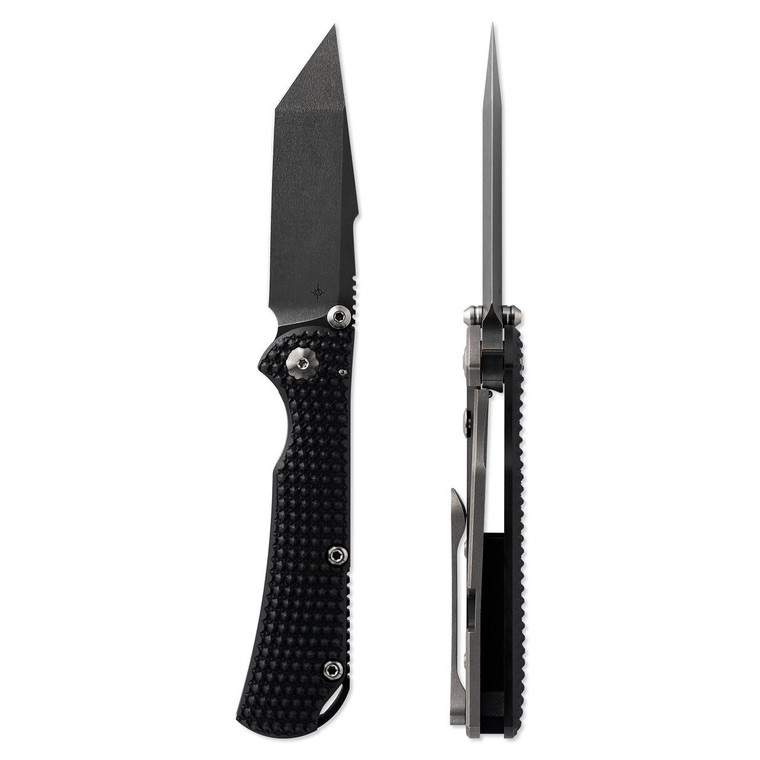  Toor Knives Chasm XLT Folding Knife CPM-154 Tanto Blade, Carbon Titanium Handle 