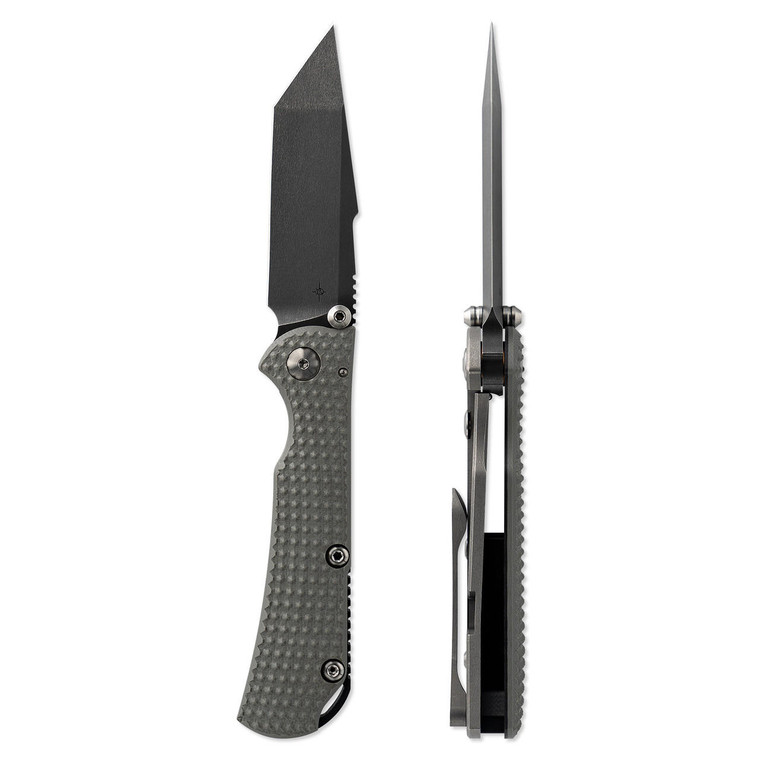  Toor Knives Chasm XLT Folding Knife CPM-154 Tanto Blade, Stealth Titanium Handle 
