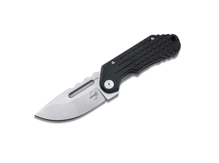  Boker Plus Dvalin Folding Knife D2 Drop Point Blade, Black G10 Handle - 01BO548 