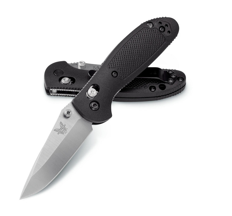 Benchmade 556-S30V Mini Griptilian Folding Knife S30V Blade, Black Nylon Handles