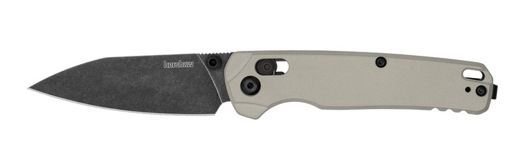  Kershaw 6105 Bel Air Folding Knife, CPM-MagnaCut, Bright Nickel Aluminum Handles 