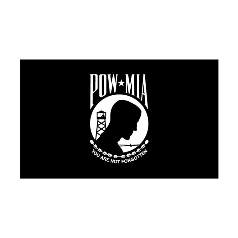 Eder Flag POW MIA Nylon Outdoor Flag With Header and Grommets