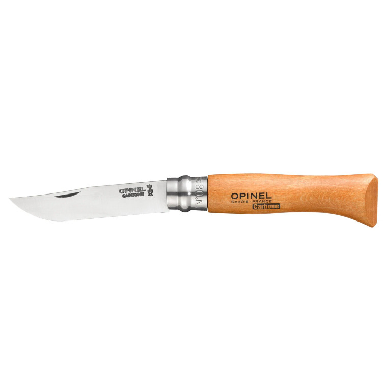 Opinel No.08 Carbon Folding Knife Blister Pack