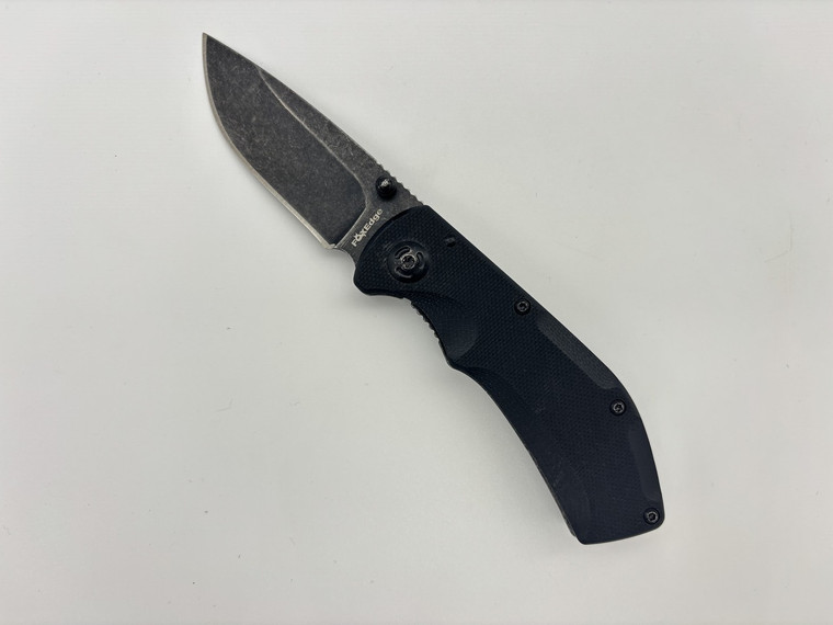 Pre-Owned Fox Edge FE-23 8Cr13MoV Black Stone Wash Blade, Black G10 Handle ( Condition: Lightly Used , Box: No) Pre-Owned Fox Edge FE-23 8Cr13MoV Black Stone Wash Blade, Black G10 Handle ( Condition: Lightly Used , Box: No)