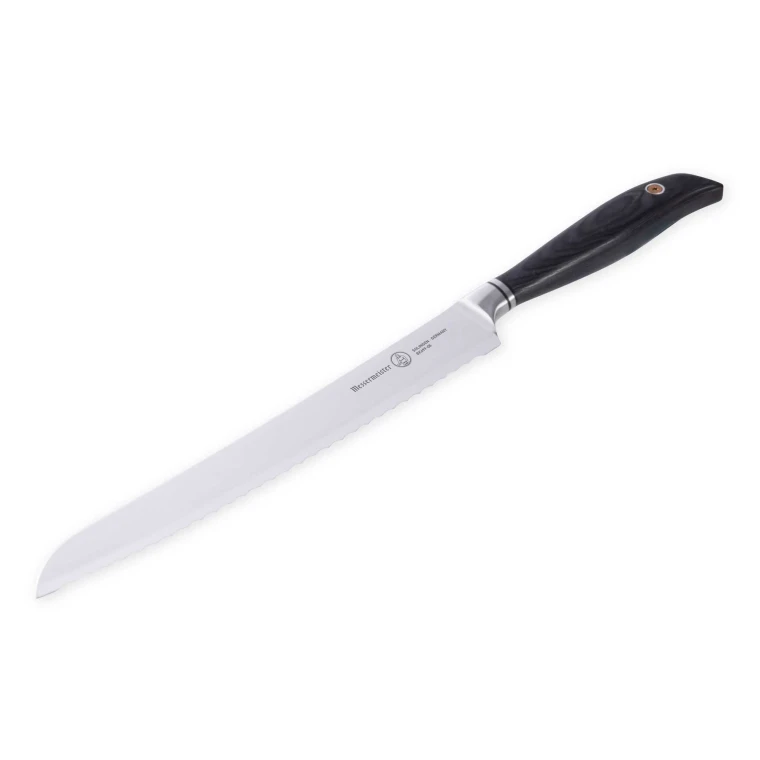 Messermeister Blacksmith 8.5 Inch Scalloped Slicing Knife