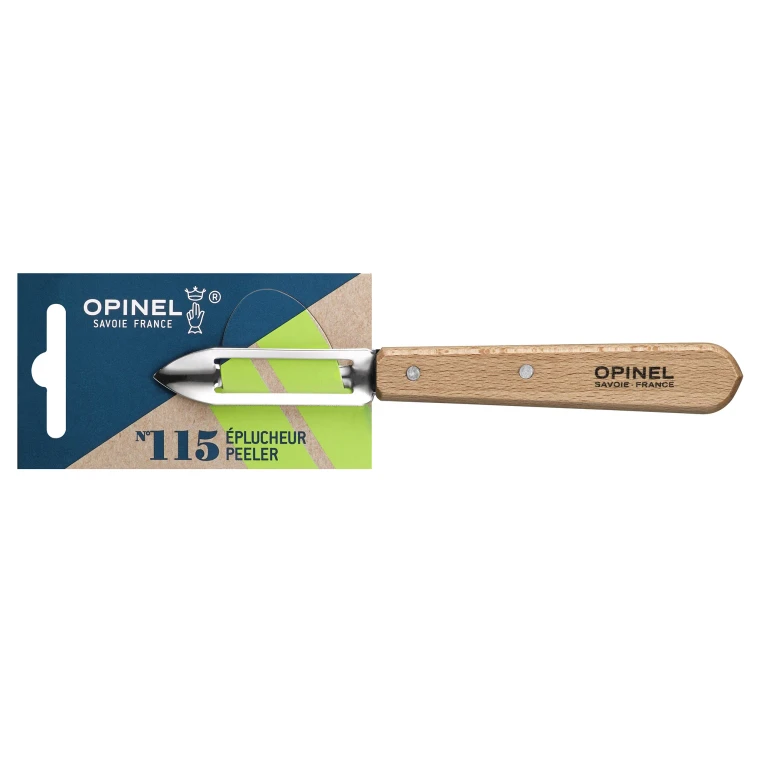 Opinel No.115 Essential Stationary Peeler Beechwood
