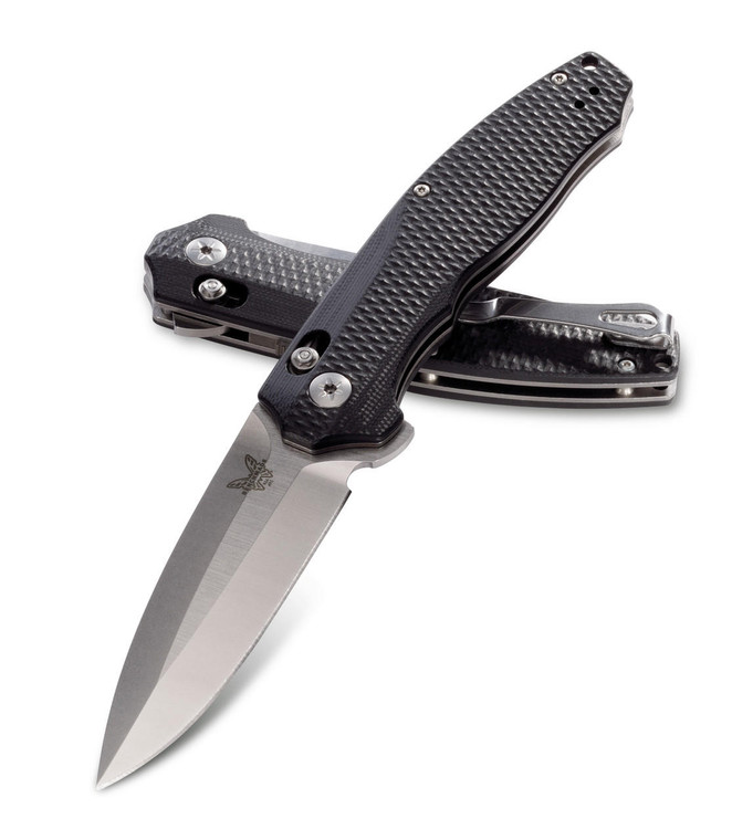 Benchmade 495 Vector Assisted Flipper Knife S30V Blade, Black G10 Handles