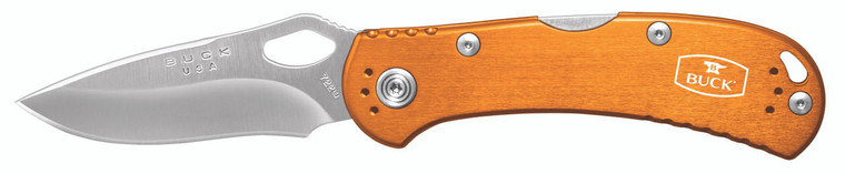 Buck Knives Buck 722 SpitFire Folding Knife, Orange Aluminum Handles - 0722ORS1