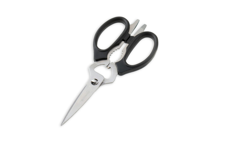 Messermeister 8 Inch Take-Apart Kitchen Scissors - Black