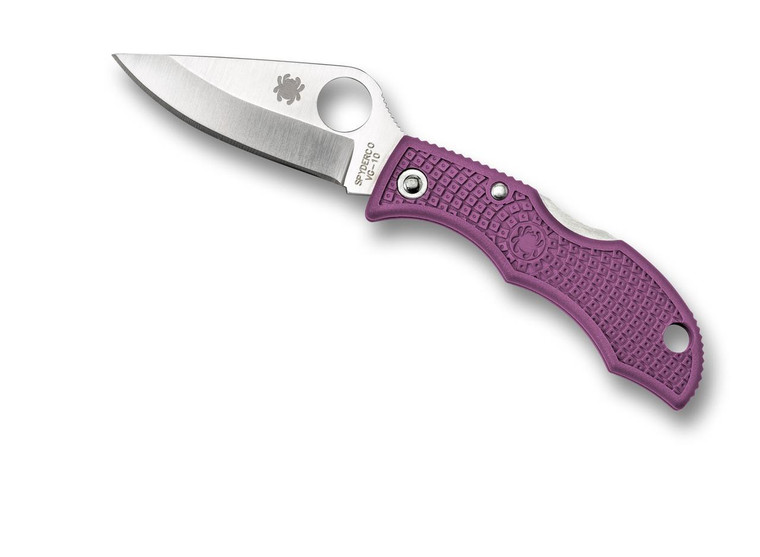 Spyderco Ladybug 3 Folding Knife, Purple Handle - LPRP3
