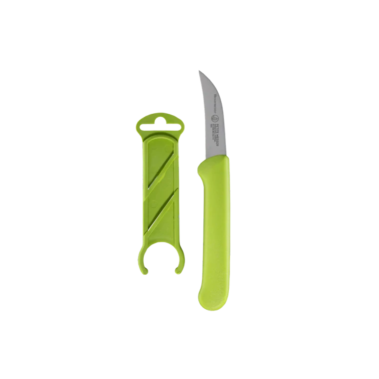 Messermeister Petite Messer 2.5 Inch Birds Beak Parer with Matching Sheath - 103/G