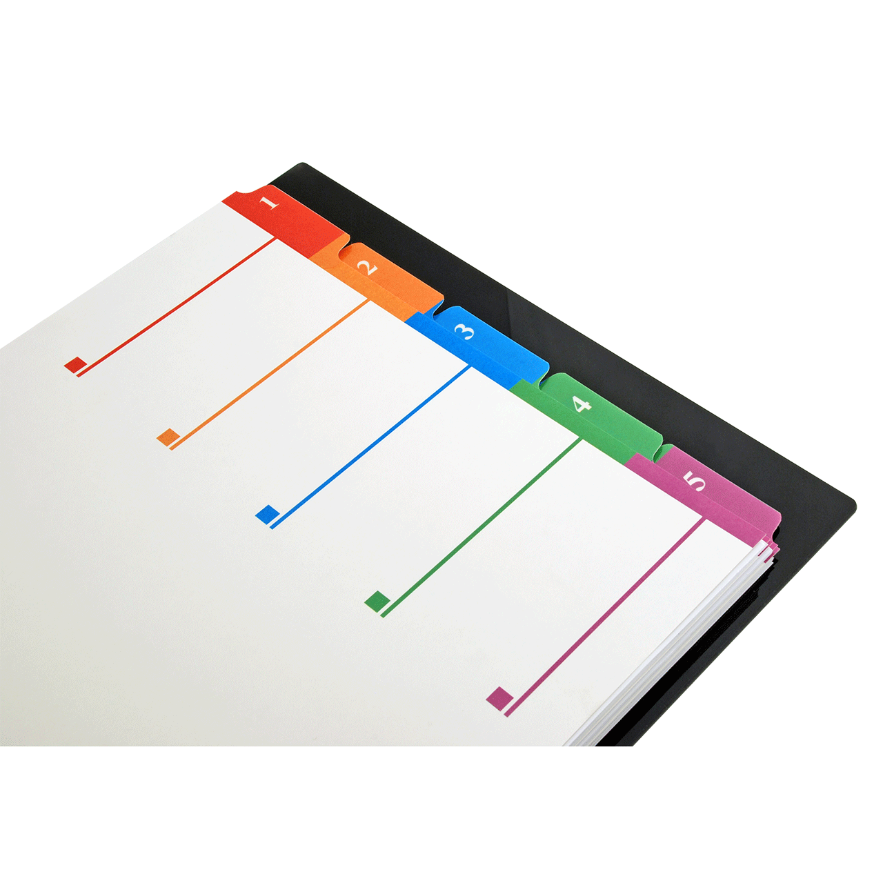 11x17 Binder Dividers 10 numbered index tabs for notebooks
