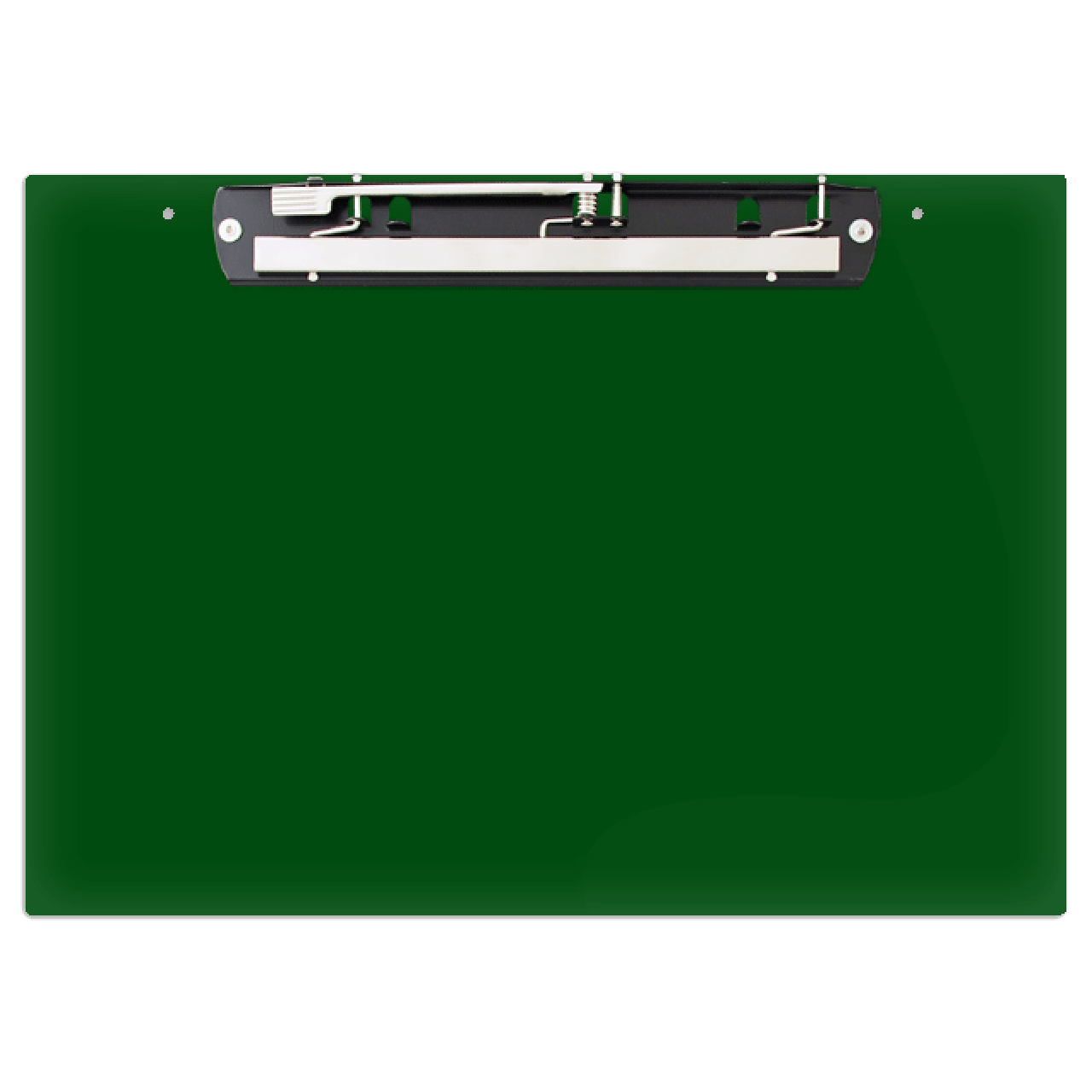 11x17 Clipboard Acrylic Panel Featuring an 8 Hinge Clip Green