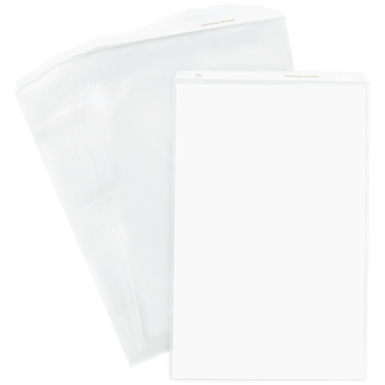 AKONEGE 5-Pack 11x14 Inch Rigid Plastic Print Protectors - Heavy Duty Top Loading Sleeves For Posters, Art, Menus
