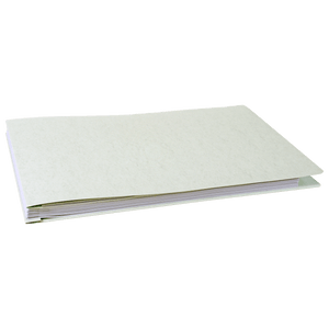 11x17 Report Cover Pressboard Binder PressGuard® Panels Includes Fold-over Metal Fasteners White Pearl Package of 10