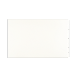 11x17 White 8 Tabbed Dividers (16 per Package)