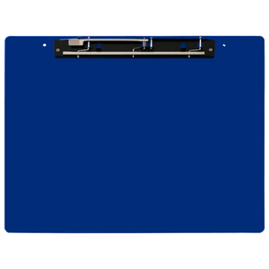 24x18 Clipboard Acrylic Panel Featuring an 11" Hinge Clip Blue
