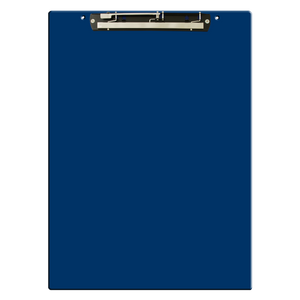 13x19 Clipboard Acrylic Panel Featuring an 11" Hinge Clip Blue