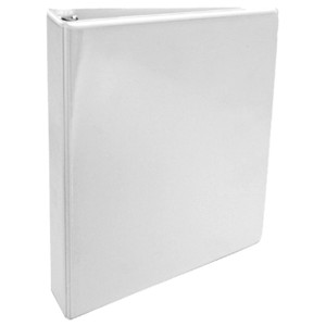11 x 8.5 Binders - Vinyl with Clear Outside Pockets