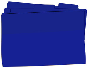 11x17 Polyfite Filing Folder | 9 per Package | Blue