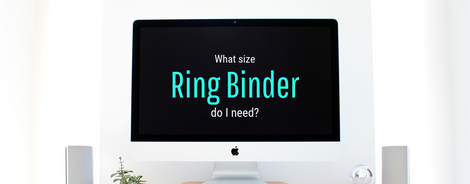 Ring Binder Sheet Capacity. Find ring size by the page count