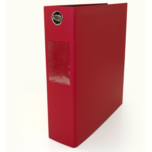 A4 Binder Turned Edge Panel Featuring a 2" Angle-D 4-Ring Red