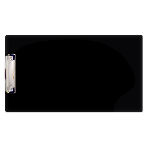 8.5x14 Black Acrylic Clipboard (344110)