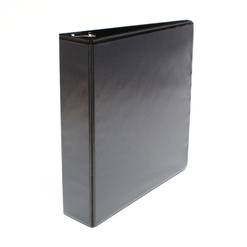 11x8.5 Binder Vinyl Panel with pockets Featuring a 1.5" Angle-D Ring Black