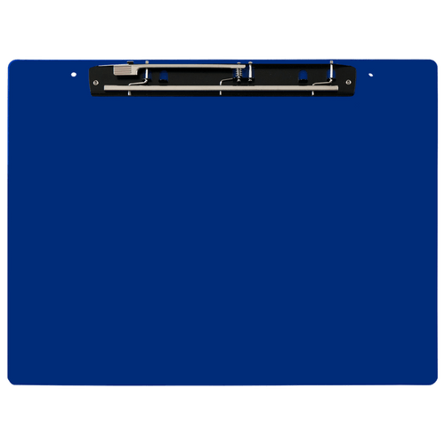 17x11 Clipboard Acrylic Panel Featuring an 11" Hinge Clip Blue
