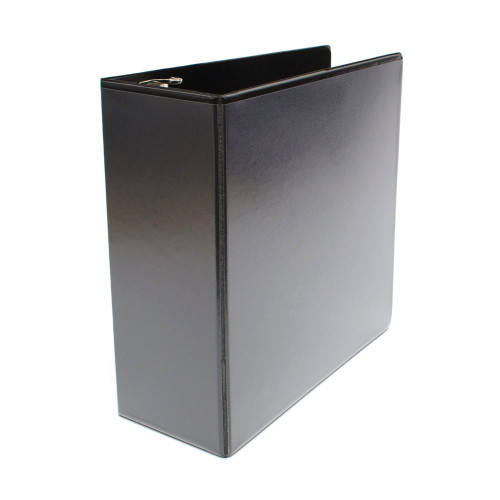 11x8.5 Binder Vinyl Panel with pockets Featuring a 4" Angle-D Ring Black