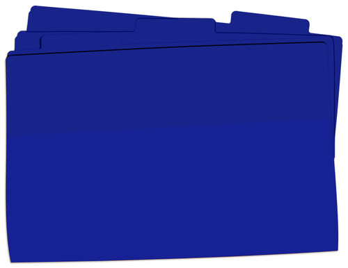 11x17 Polyfite Filing Folder | 9 per Package | Blue